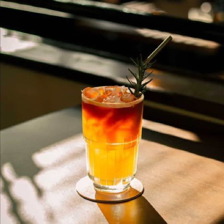Espresso tônica de laranja sem açúcar