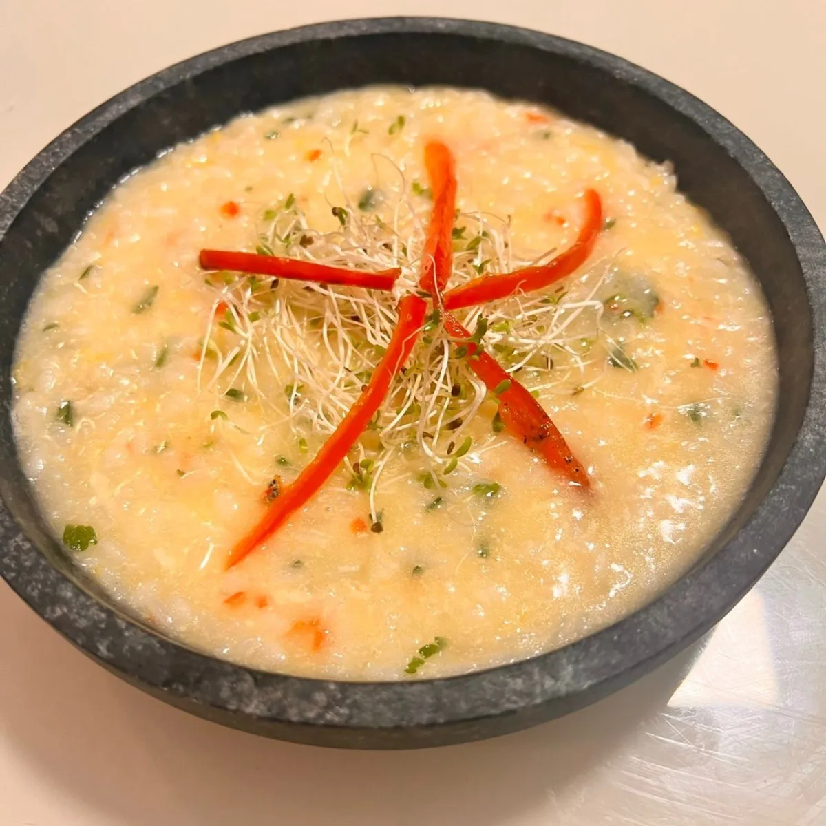 Risoto de limão siciliano